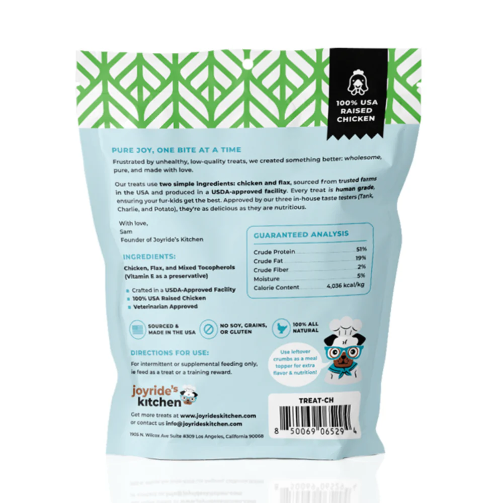 Joyride's Kitchen Premium Chicken Freeze-Dried Raw Dog Treats - Image 4